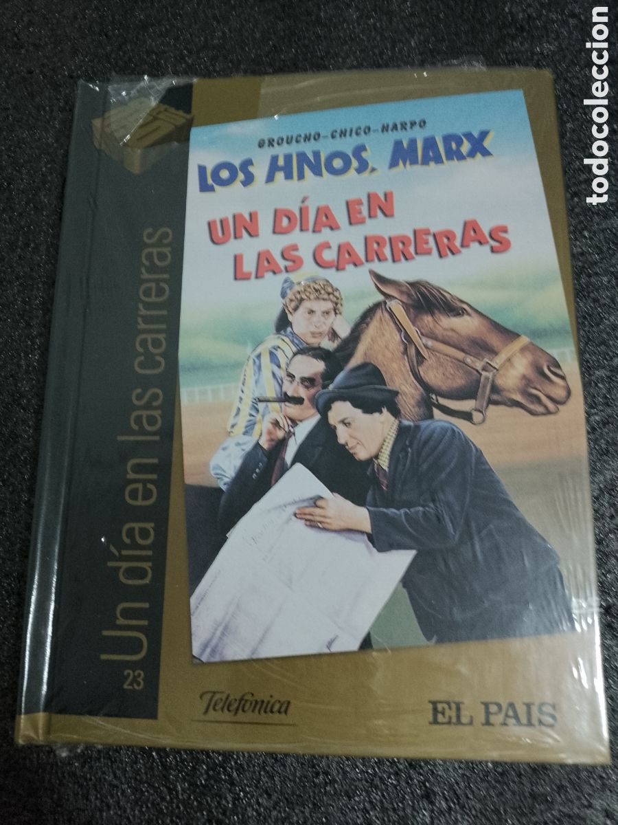 Kino: UN DIA EN LAS CARRERAS - HERMANOS MARX - DVD LIBRO NUEVO PRECINTADO