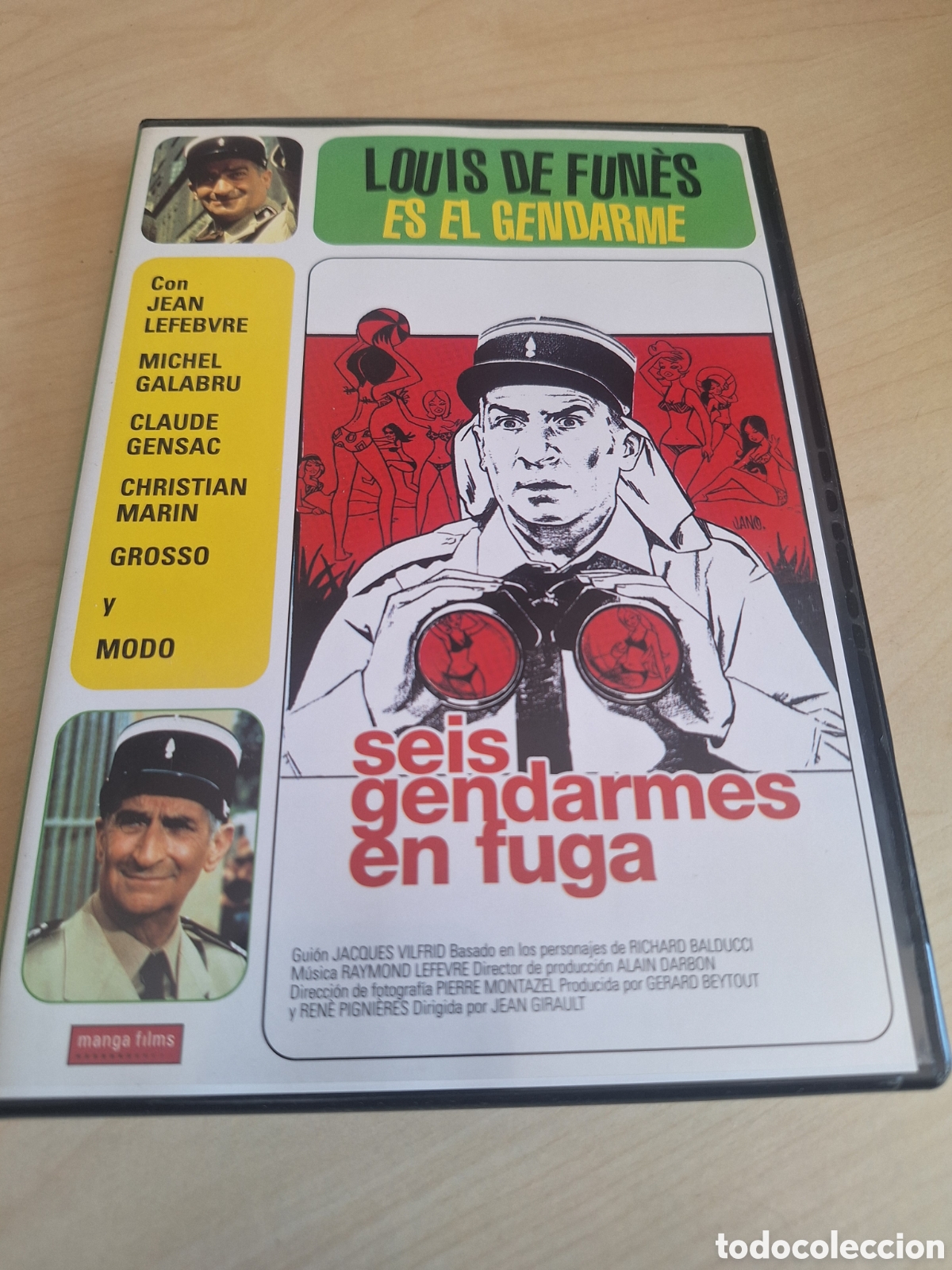 Cine: RD46 seis gendarmes en fuga DVD SEGUNDAMANO
