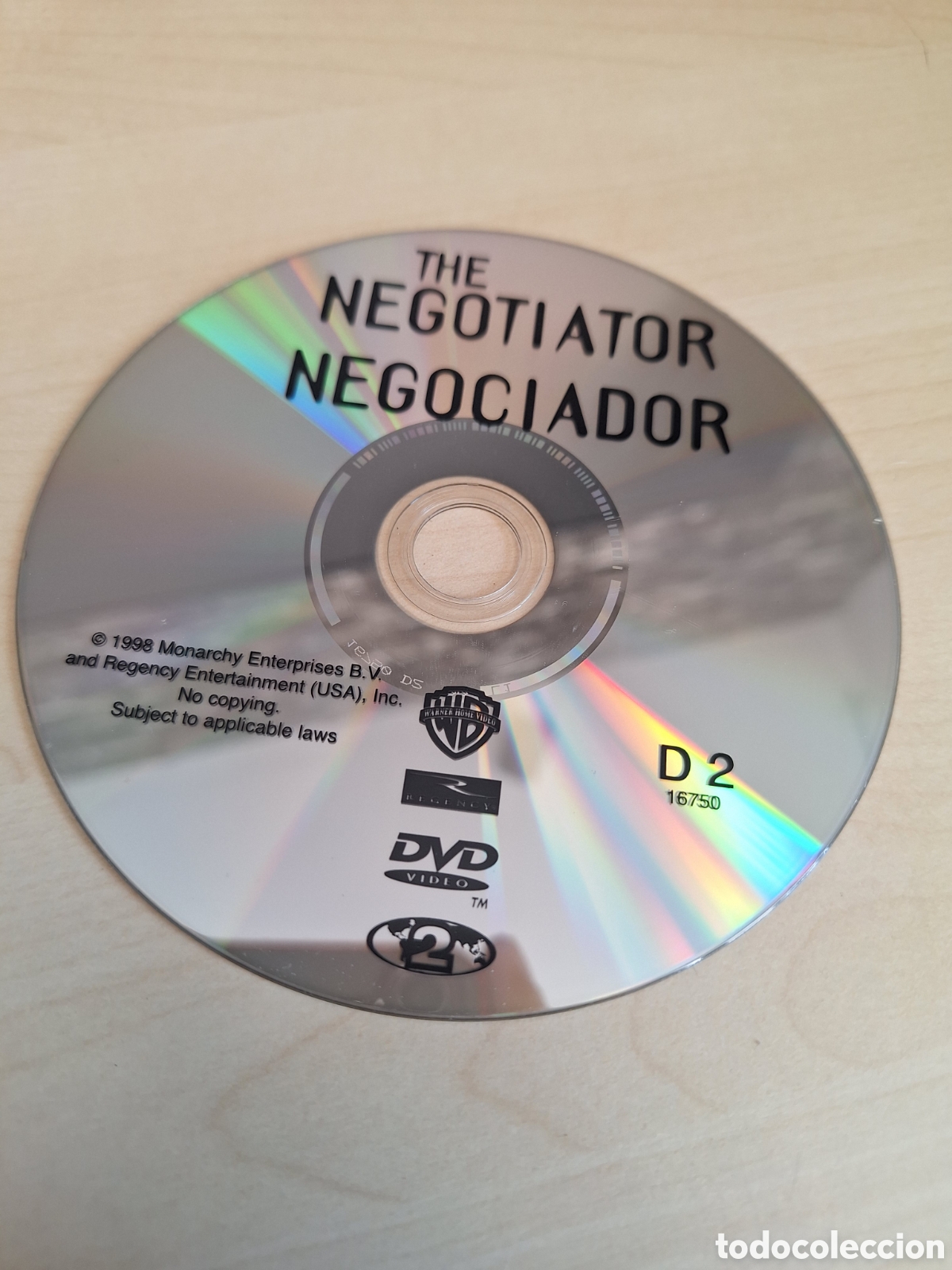 Cine: SD1656 el negociador SOLO DVD