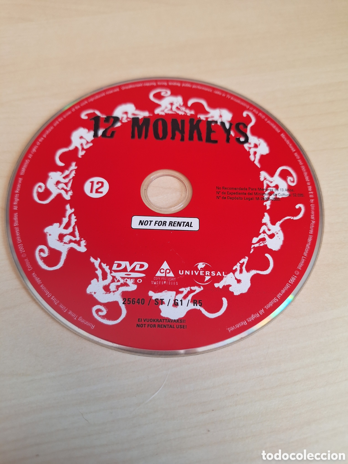 Cine: SD1658 12 monos SOLO DVD