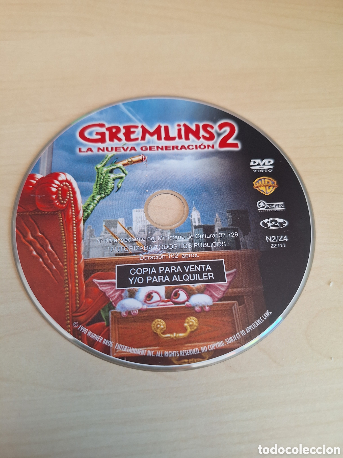 Cine: SD1676 gremlins 2 SOLO DVD