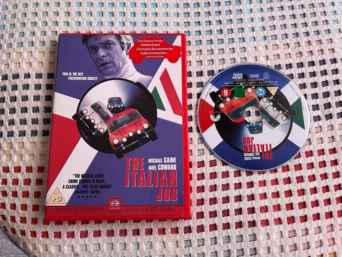 Cine: THE ITALIANO JOB - CAJA COLOR ROJO - PELICULA DVD KREATEN INGLES