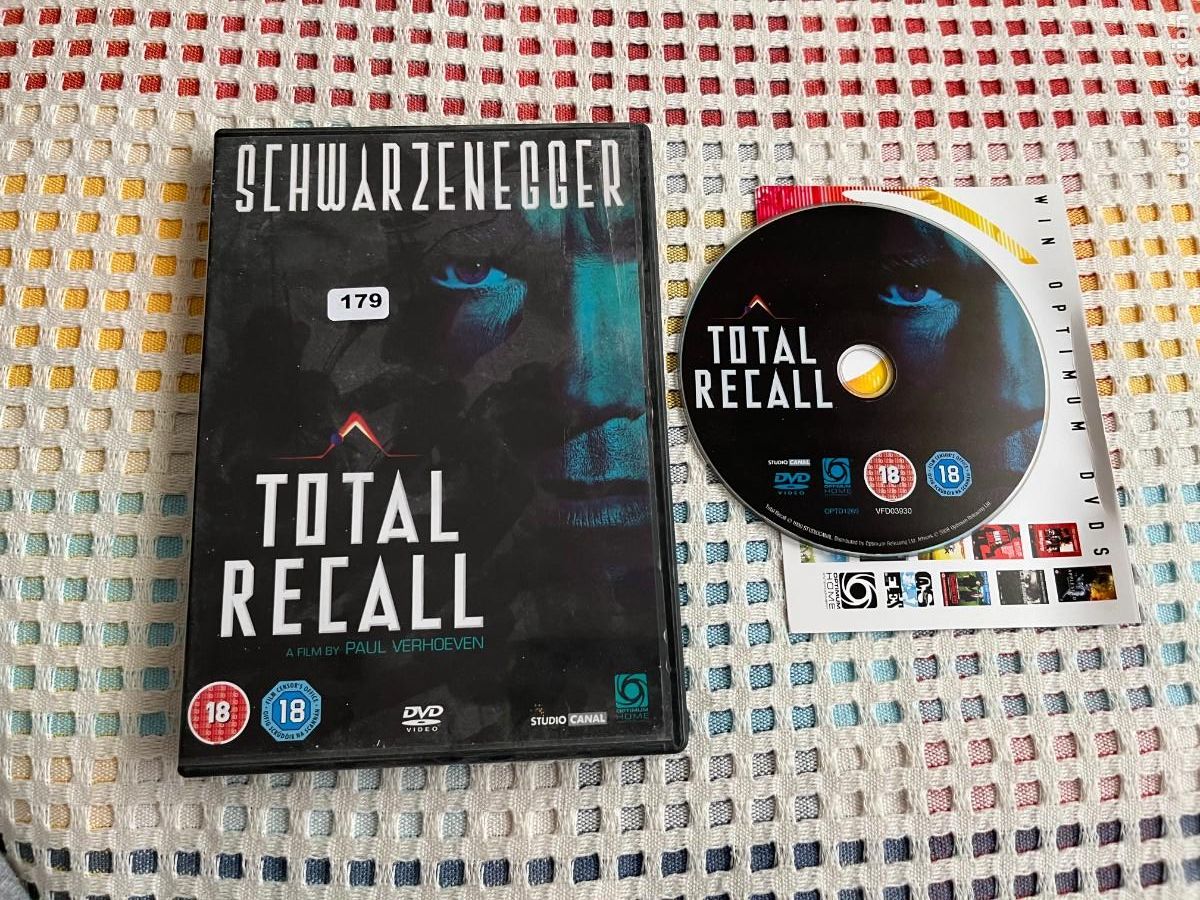 Cine: TOTAL RECALL SCHWARZENEGGER - PELICULA DVD KREATEN INGLES