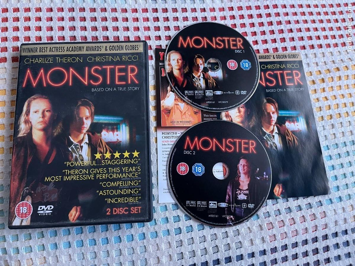 Cine: MOSNTER CAJA DOBLE NEGRA 2 DVDS - PELICULA DVD KREATEN INGLES