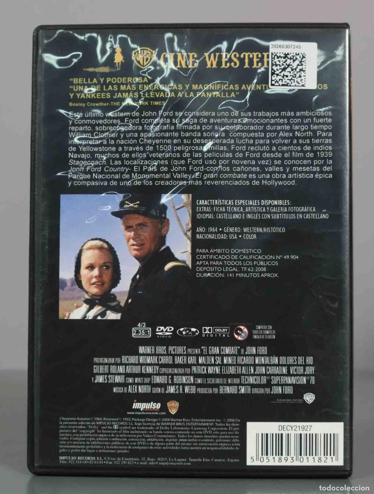 Cine: DVD. El Gran Combate - John Ford - Foto 2