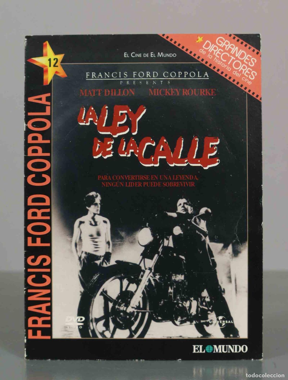 Cine: DVD. La Ley de la Calle - Rumble Fish - Francis Ford Coppola - Matt Dillon - Mickey Rourke