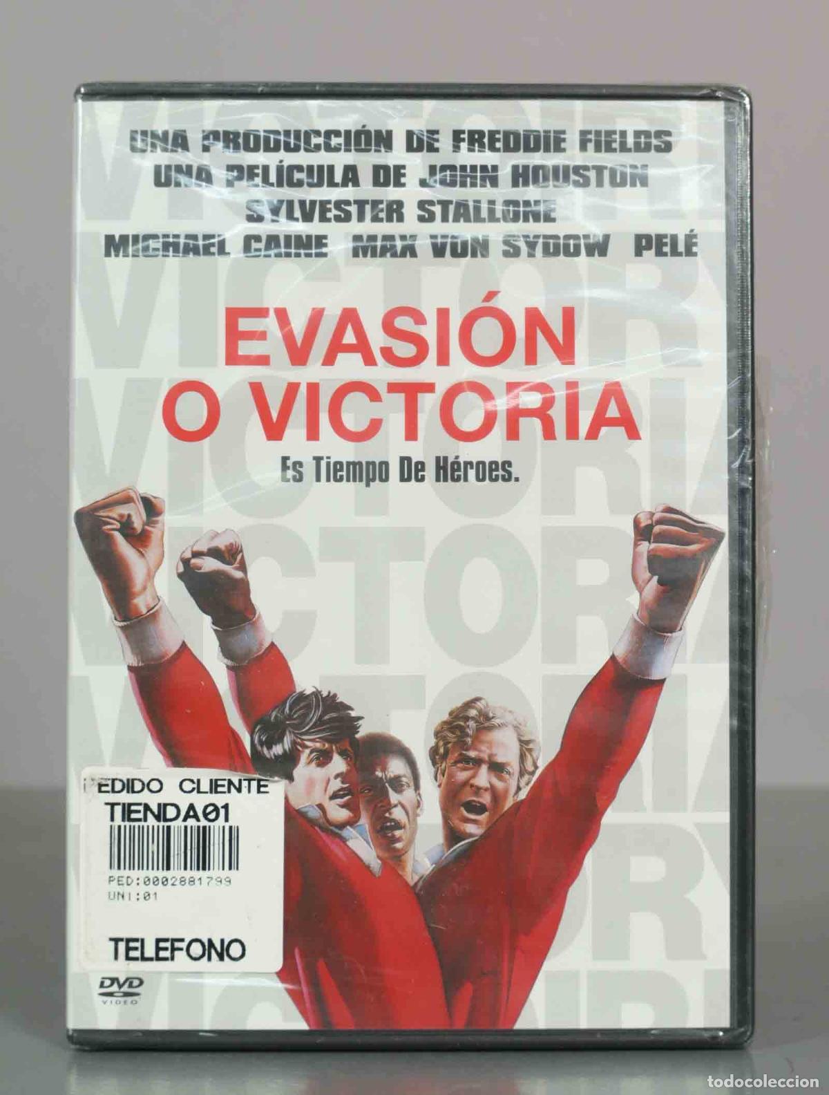Cine: DVD. Evasi&oacute;n o victoria - John Huston - Sylvester Stallone, Michael Caine, Pel&eacute; PRECINTADO