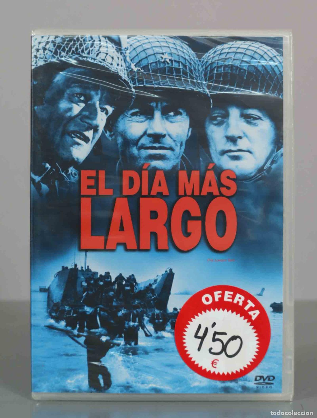 Cine: DVD. El D&iacute;a M&aacute;s Largo - John Wayne - Henry Fonda - Robert Mitchum - Sean Connery - PRECINTADO
