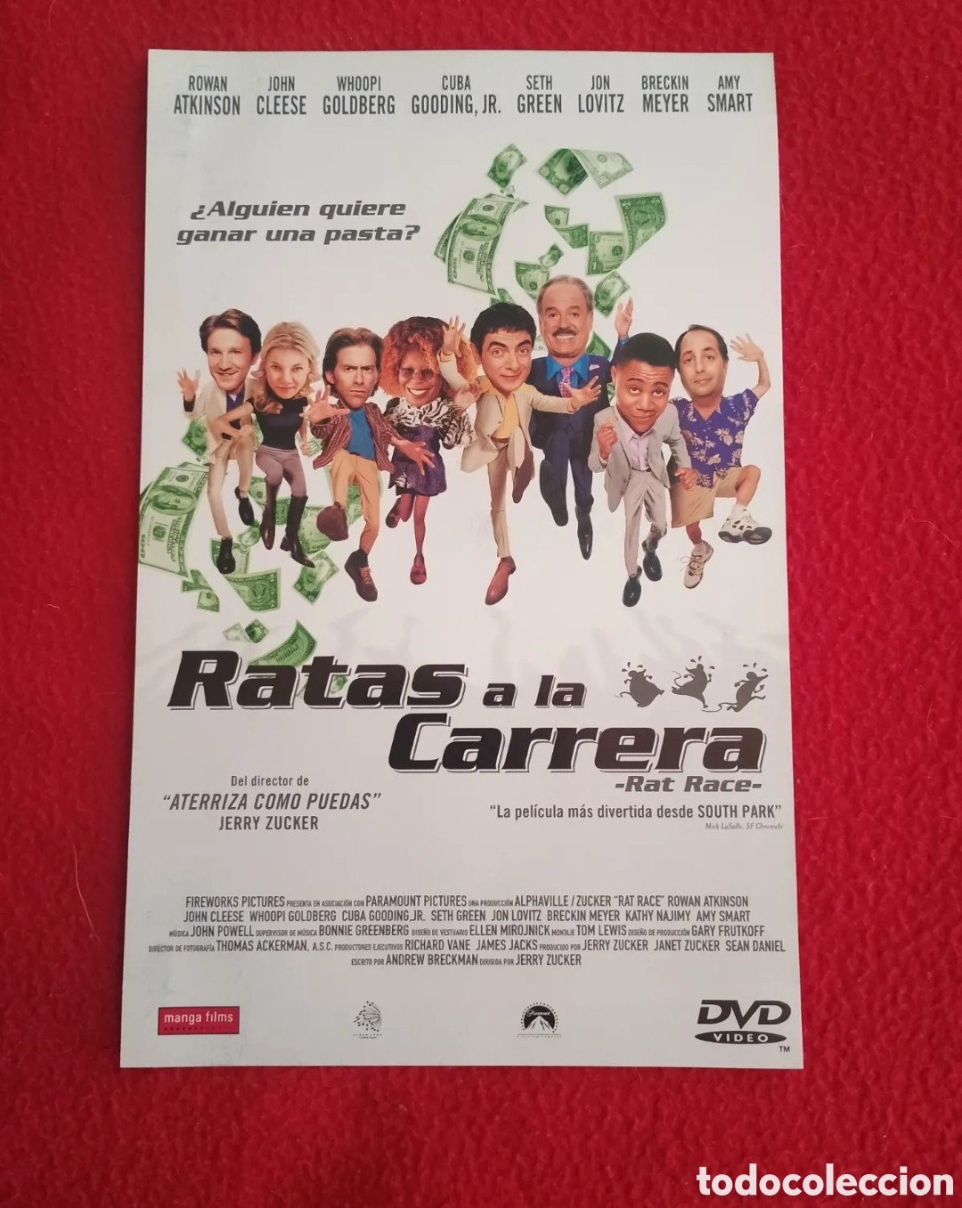 Kino: Folleto - ratas a la carrera John Cleese whoopi goldberg rowan atkinson