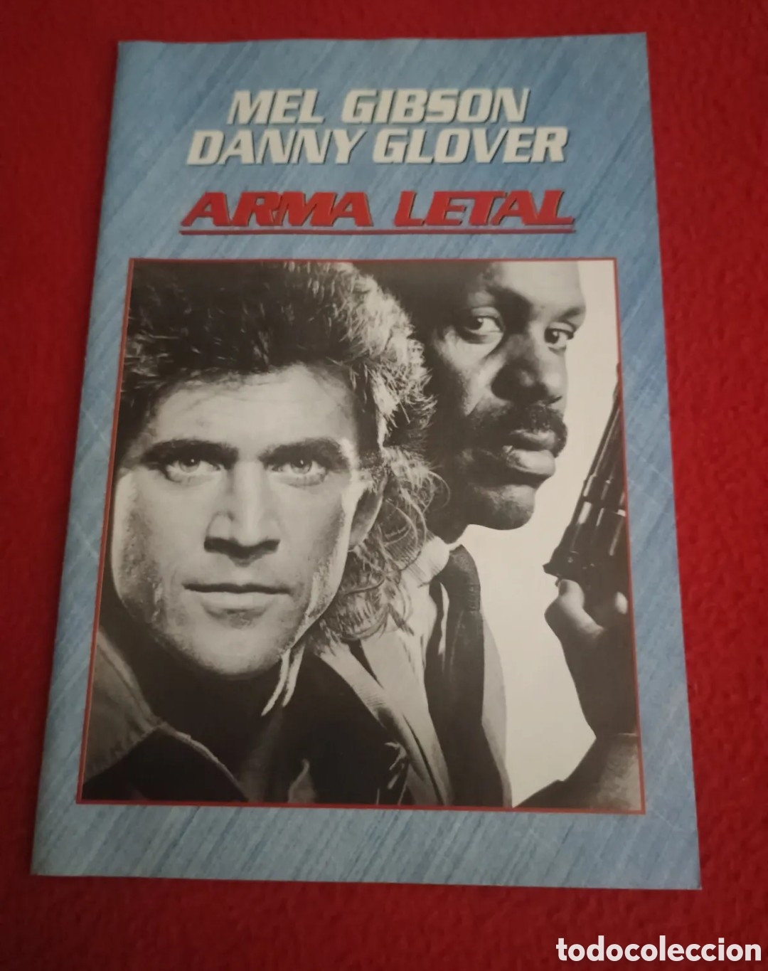 Cinema: Folleto - arma letal Mel Gibson Danny glover