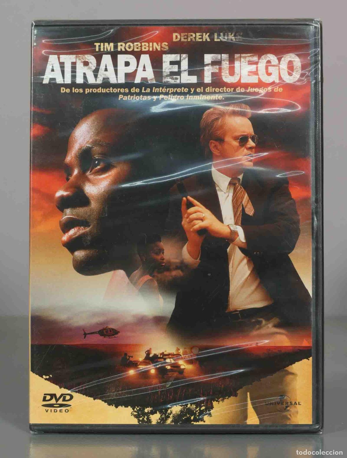 Cine: DVD. Atrapa el fuego - Phillip Noyce, Derek Luke, Tim Robbins, Bonnie Henna PRECINTADO