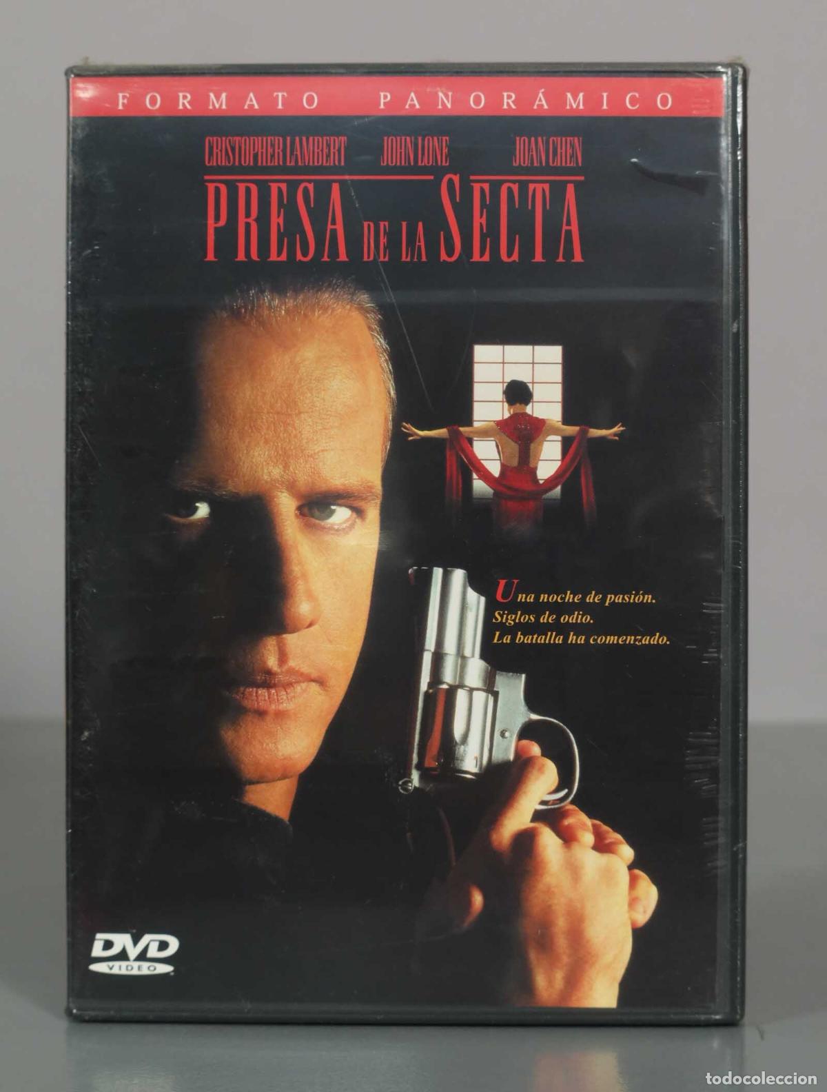 Cine: DVD. Presa de la secta - J.F. Lawton, Christopher Lambert, John Lone, Joan Chen PRECINTADO