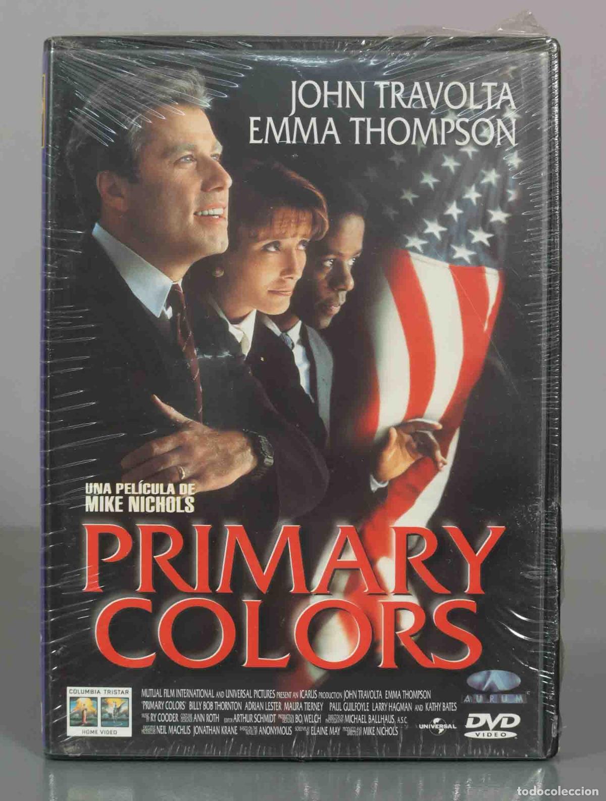 Cine: DVD. Primary Colors - Mike Nichols, John Travolta, Emma Thompson, Adrian Lester, Billy Bob PRECINTAD