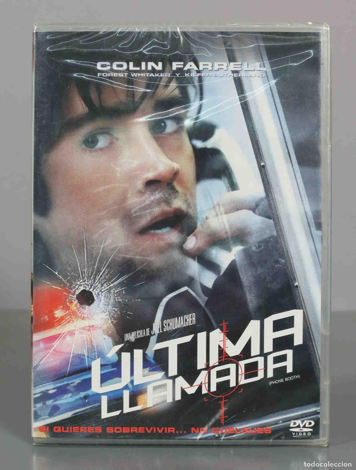 Cine: DVD. &Uacute;ltima llamada - Joel Schumacher, Colin Farrell, Forest Whitaker, Kiefer Sutherland PRECINTADO