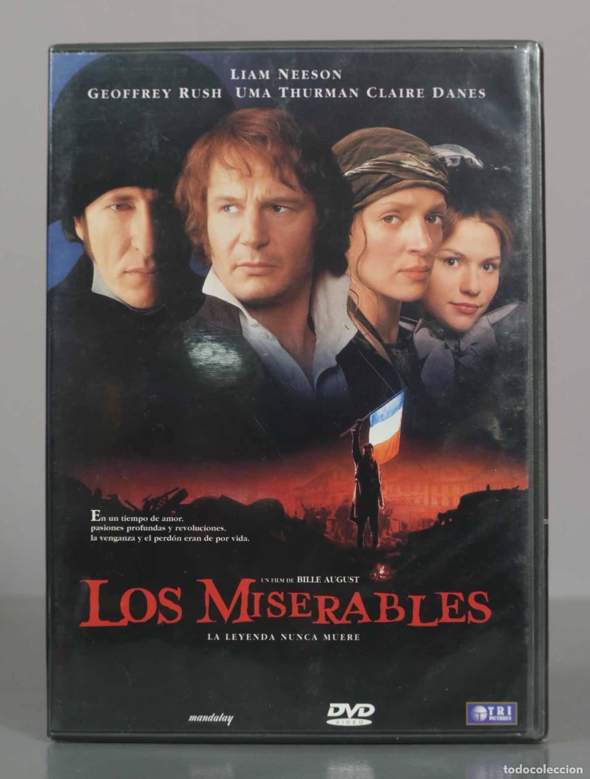 Cinema: DVD. Los Miserables - Bille August, Liam Neeson, Geoffrey Rush, Uma Thurman, Claire Danes PRECINTADO