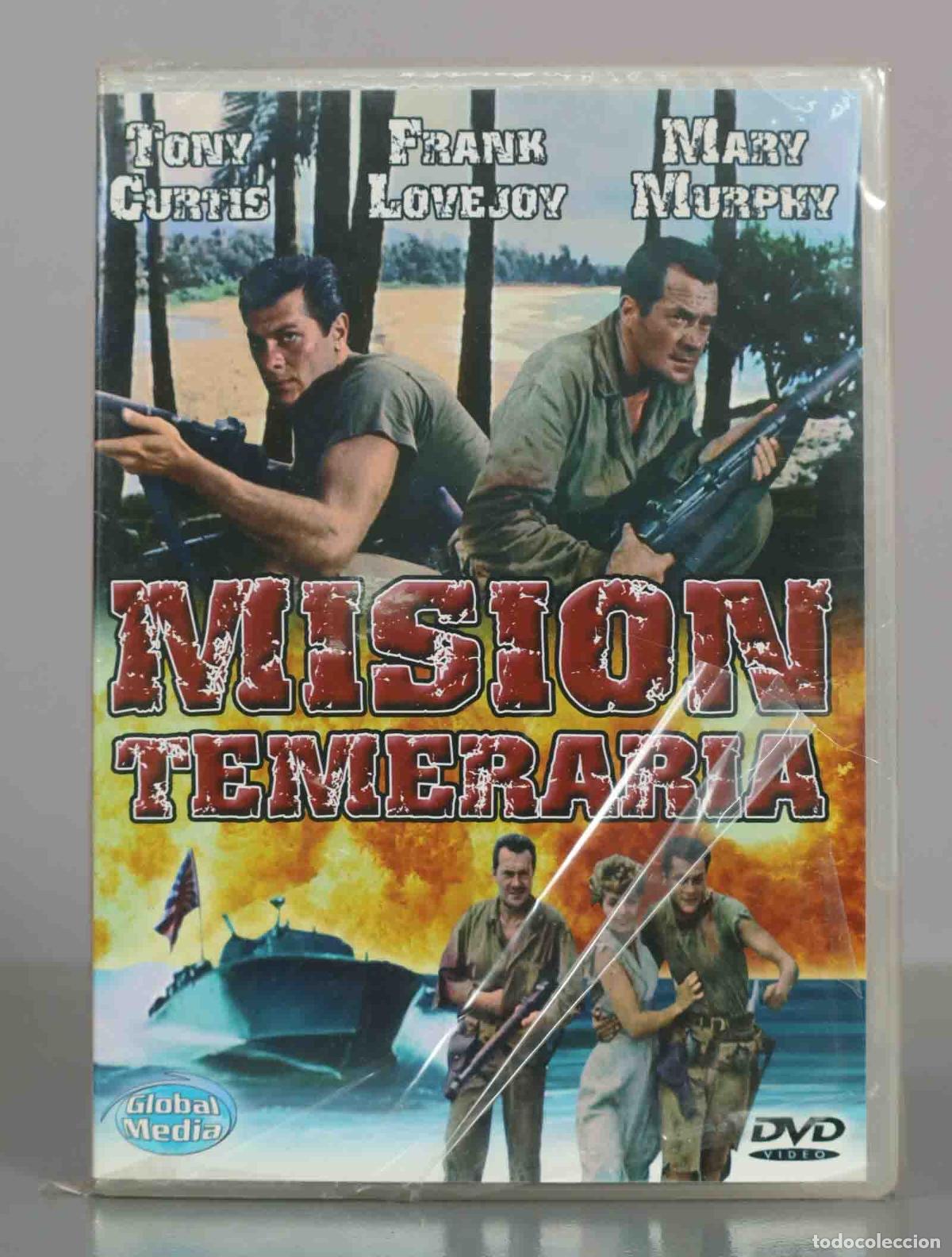 Cine: DVD. Misi&oacute;n Temeraria - Tony Curtis, Frank Lovejoy, Mary Murphy PRECINTADO