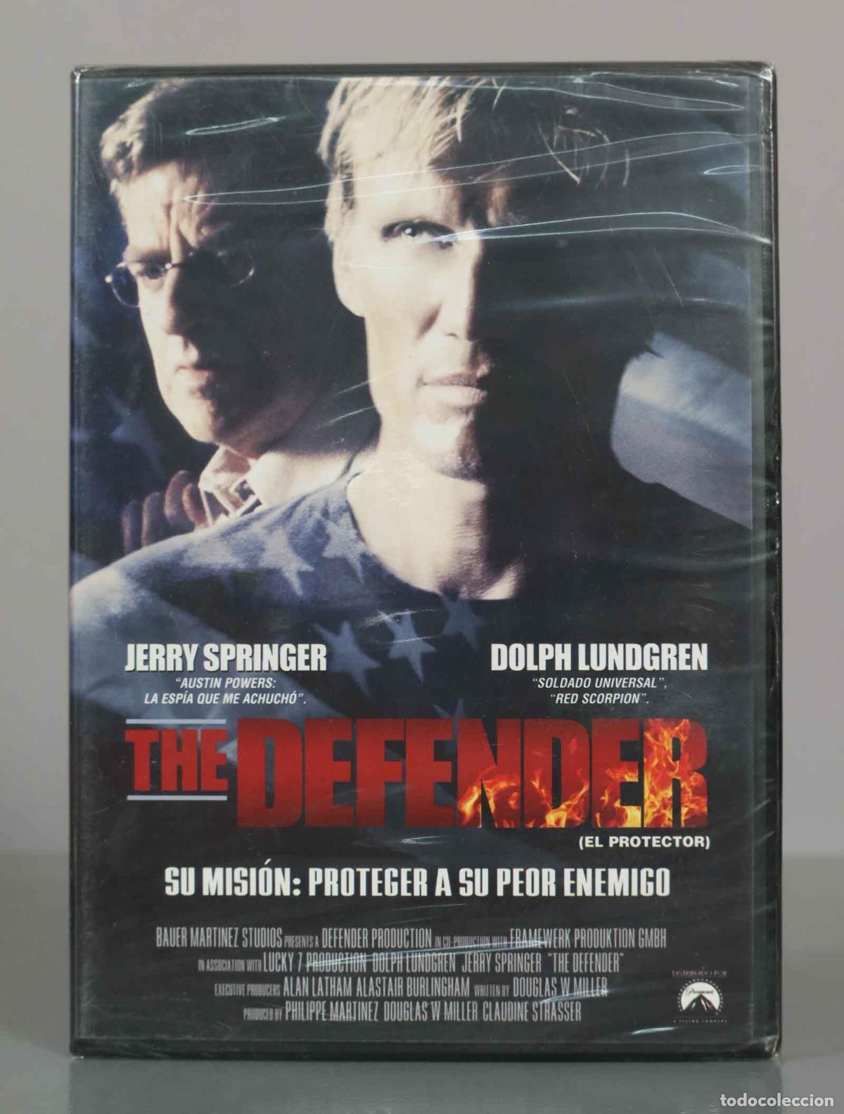 Cine: DVD. The Defender - Dolph Lundgren, Jerry Springer PRECINTADO