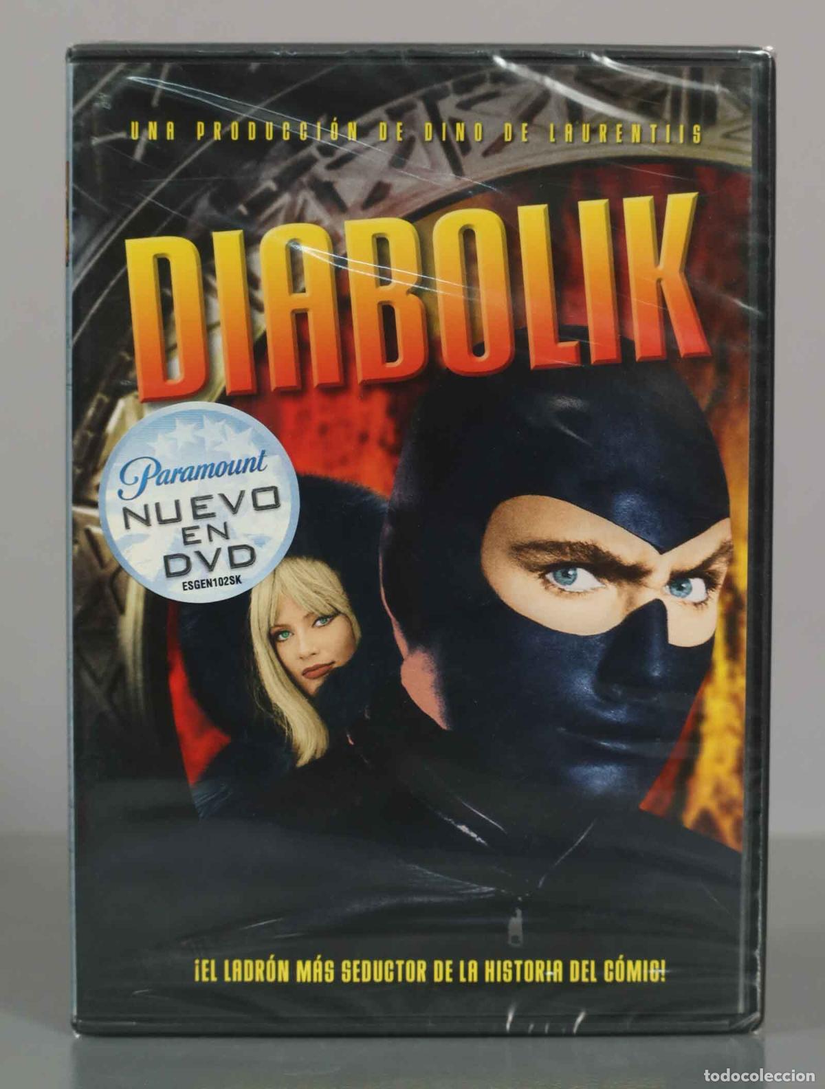 Cine: DVD. Diabolik - Mario Bava, John Phillip Law, Marisa Mell, Michel Piccoli, Adolfo Celi PRECINTADO