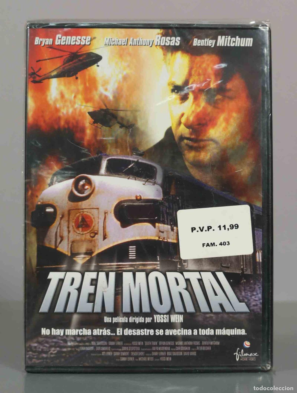 Cine: DVD. Tren Mortal - Yossi Wein, Bryan Genesse, Michael Anthony Rosas, Bentley Mitchum PRECINTADO