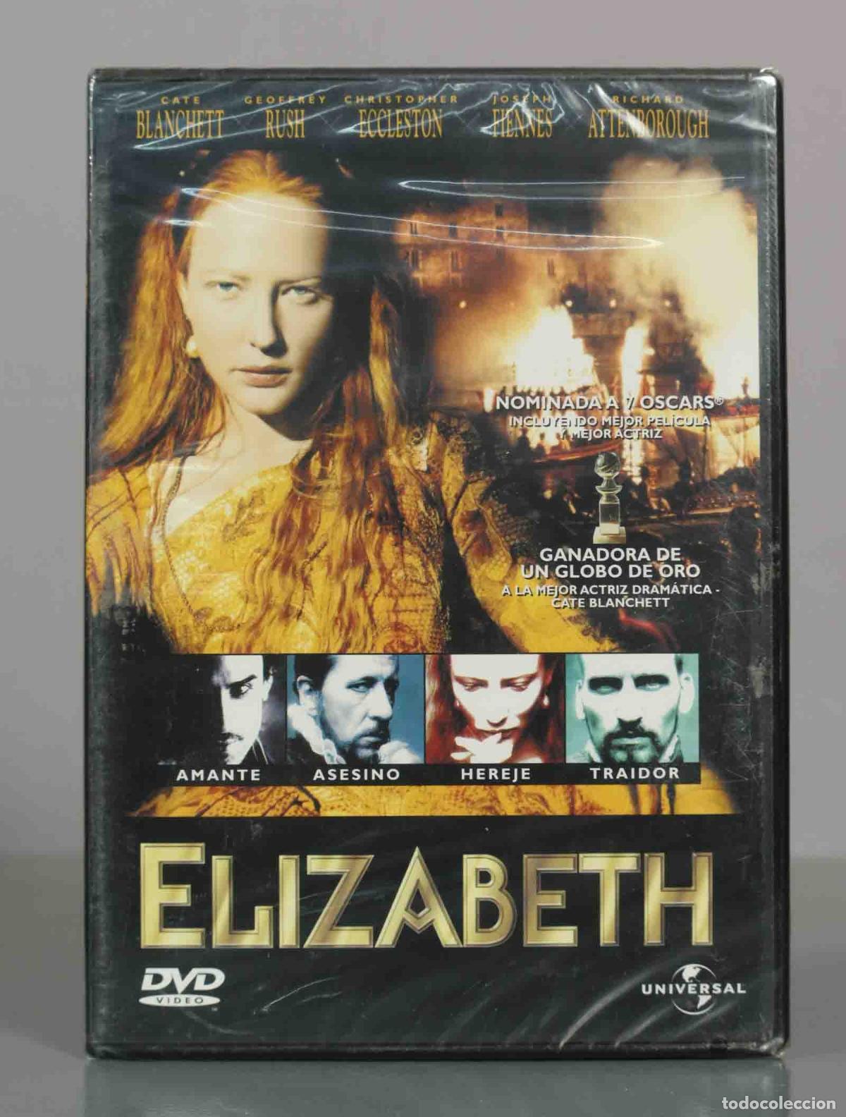 Cine: DVD. Elizabeth - Shekhar Kapur, Cate Blanchett, Geoffrey Rush, Christopher Eccleston, Jose PRECINTAD