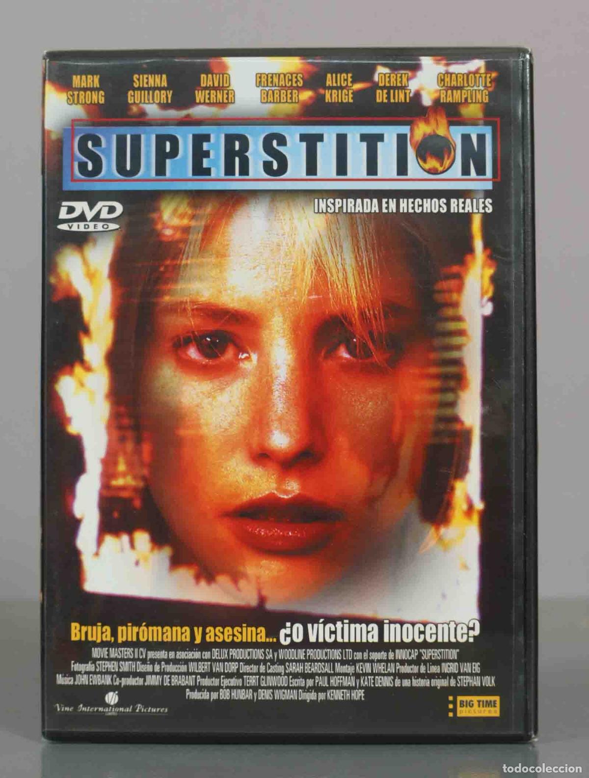 Cine: DVD. Superstition - Sienna Guillory, Mark Strong, David Warner, Charlotte Rampling, Alice PRECINTAD