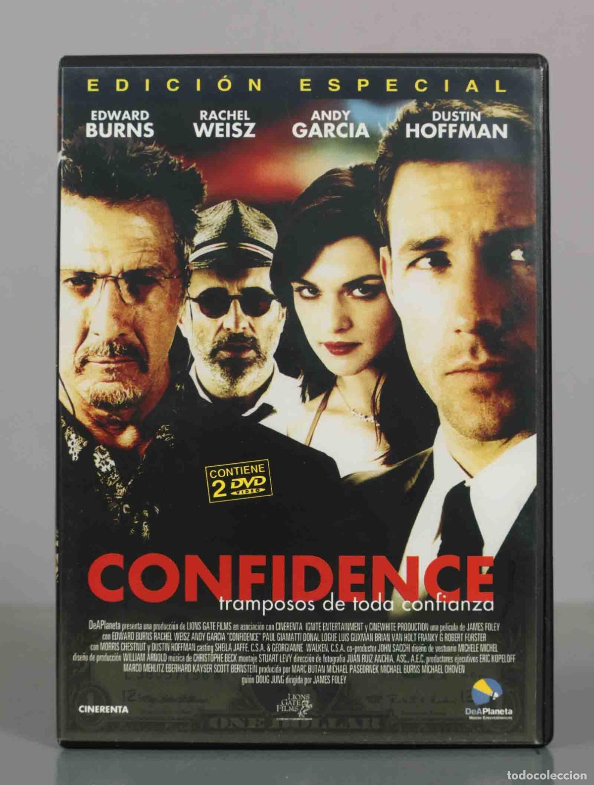 Kino: DVD. Confidence - James Foley, Edward Burns, Rachel Weisz, Andy Garcia, Dustin Hoffman