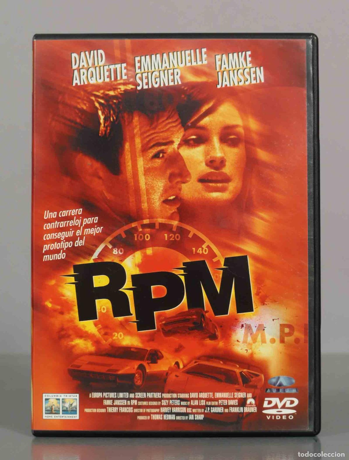 Cine: DVD. RPM - Ian Sharp, David Arquette, Famke Janssen, Emmanuelle Seigner
