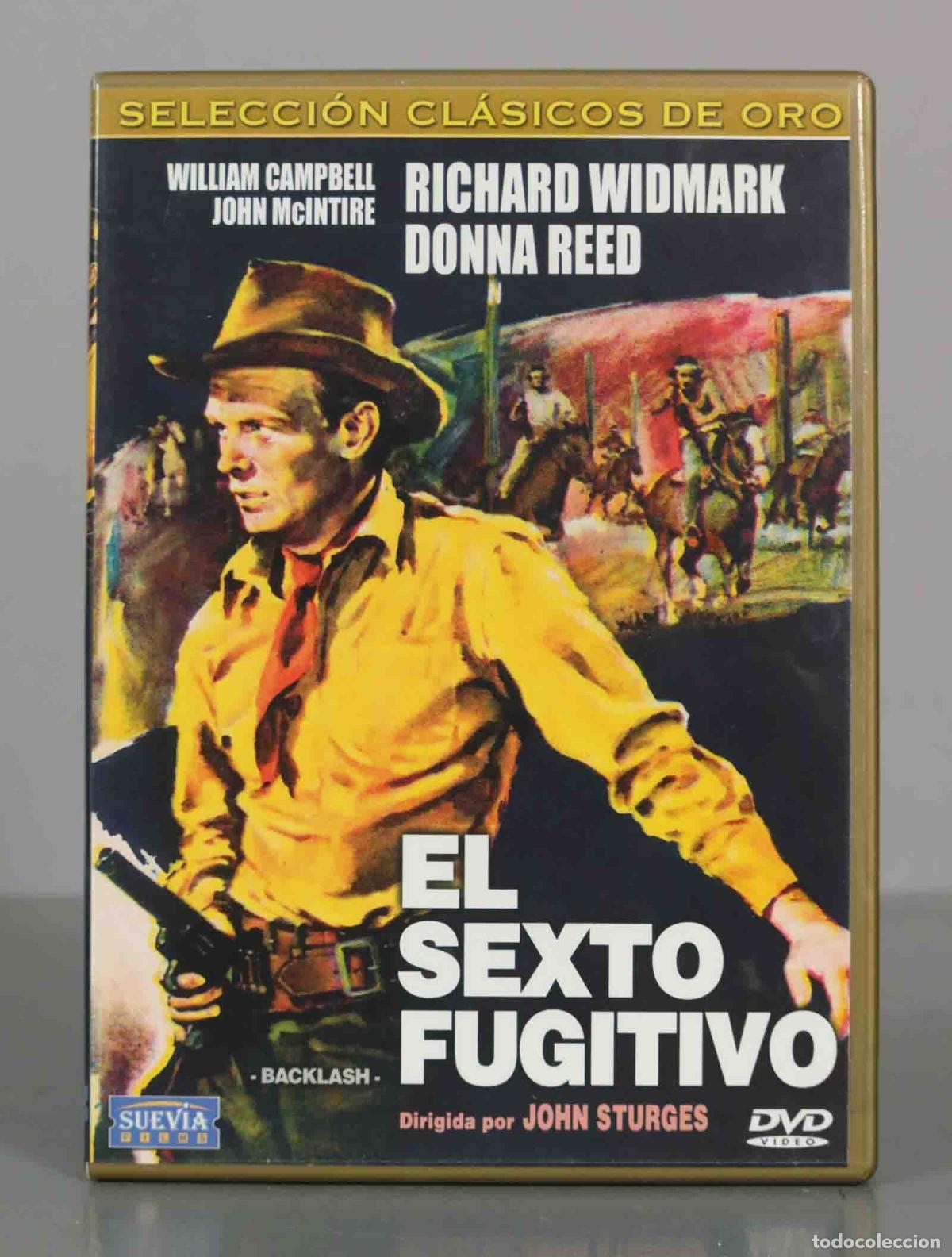 Cine: DVD. El sexto fugitivo - Backlash - John Sturges - Richard Widmark - Donna Reed