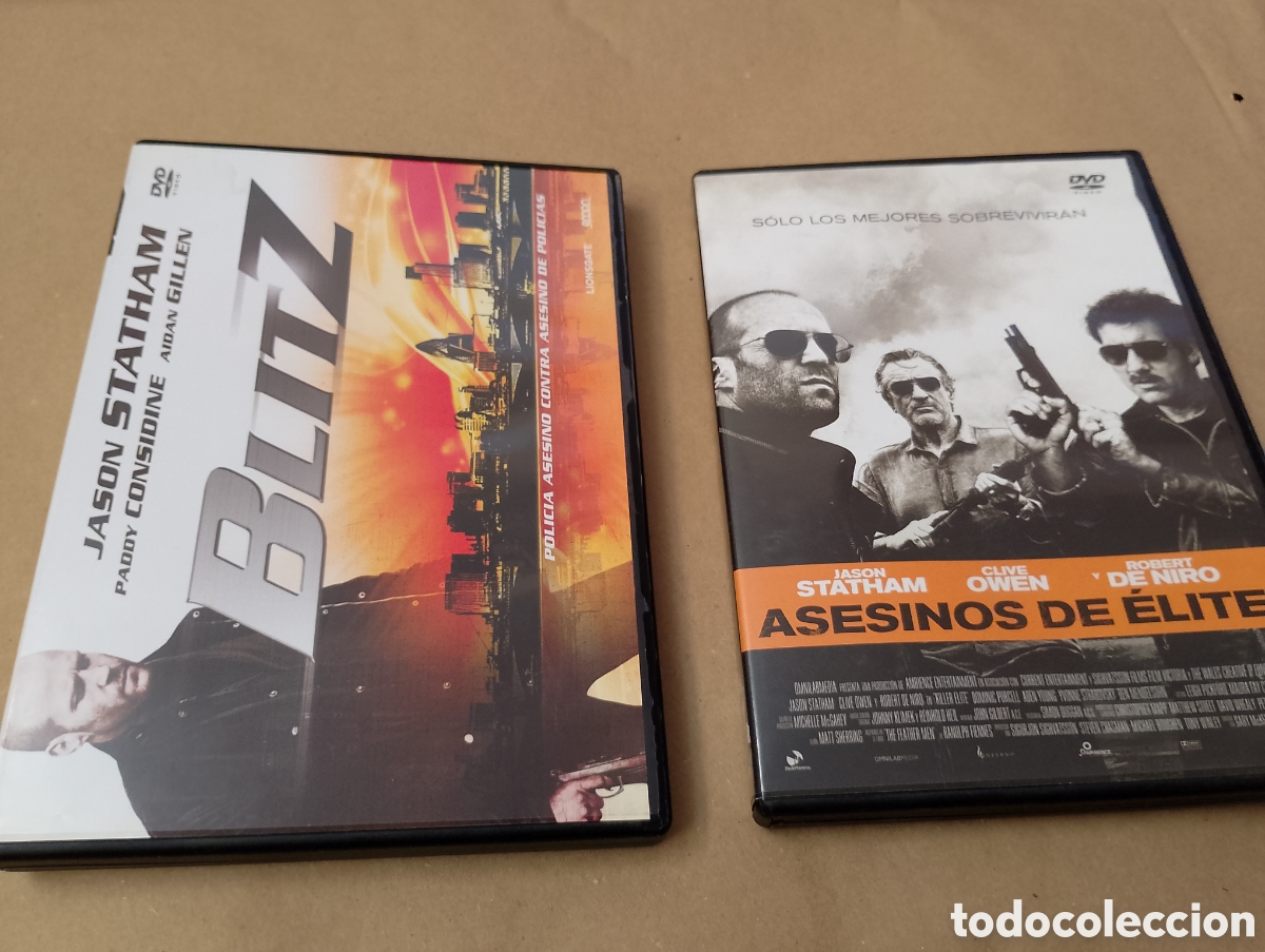 Cinema: 2 dvds. Jason Statham. Blitz &acute;Tropa de &eacute;lite.