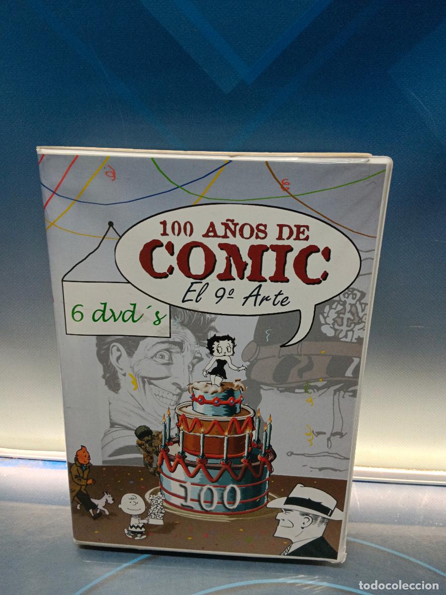 Cine: Lote de dvds, 100 a&ntilde;os del comic. El noveno 9&ordm; arte: 6 DVDs en estuche