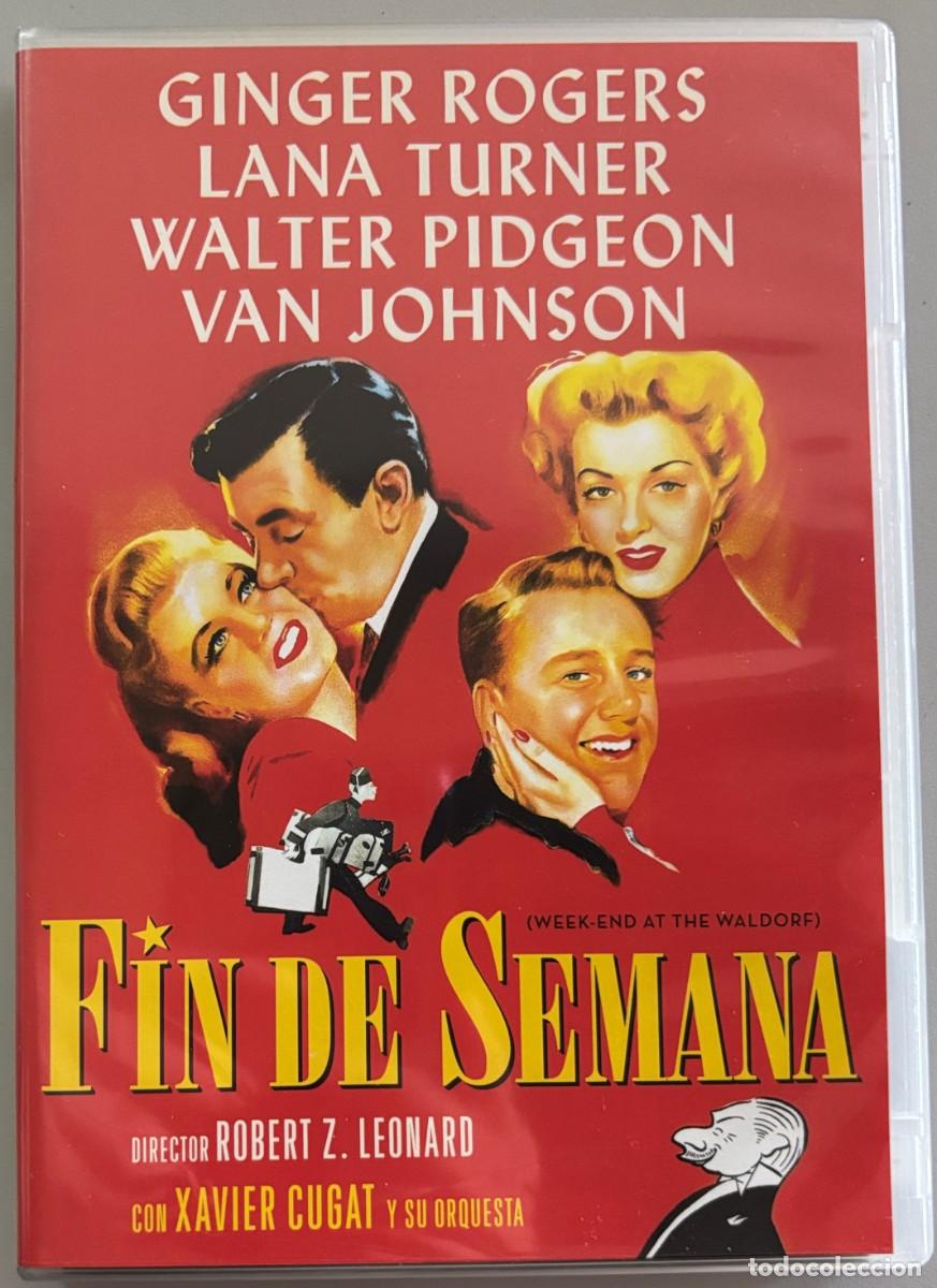 Cine: FIN DE SEMANA (1945) GINGER ROGERS, LANA TURNER, WALTER PIDGEON, VAN JOHNSON -FILM ROBERT Z.