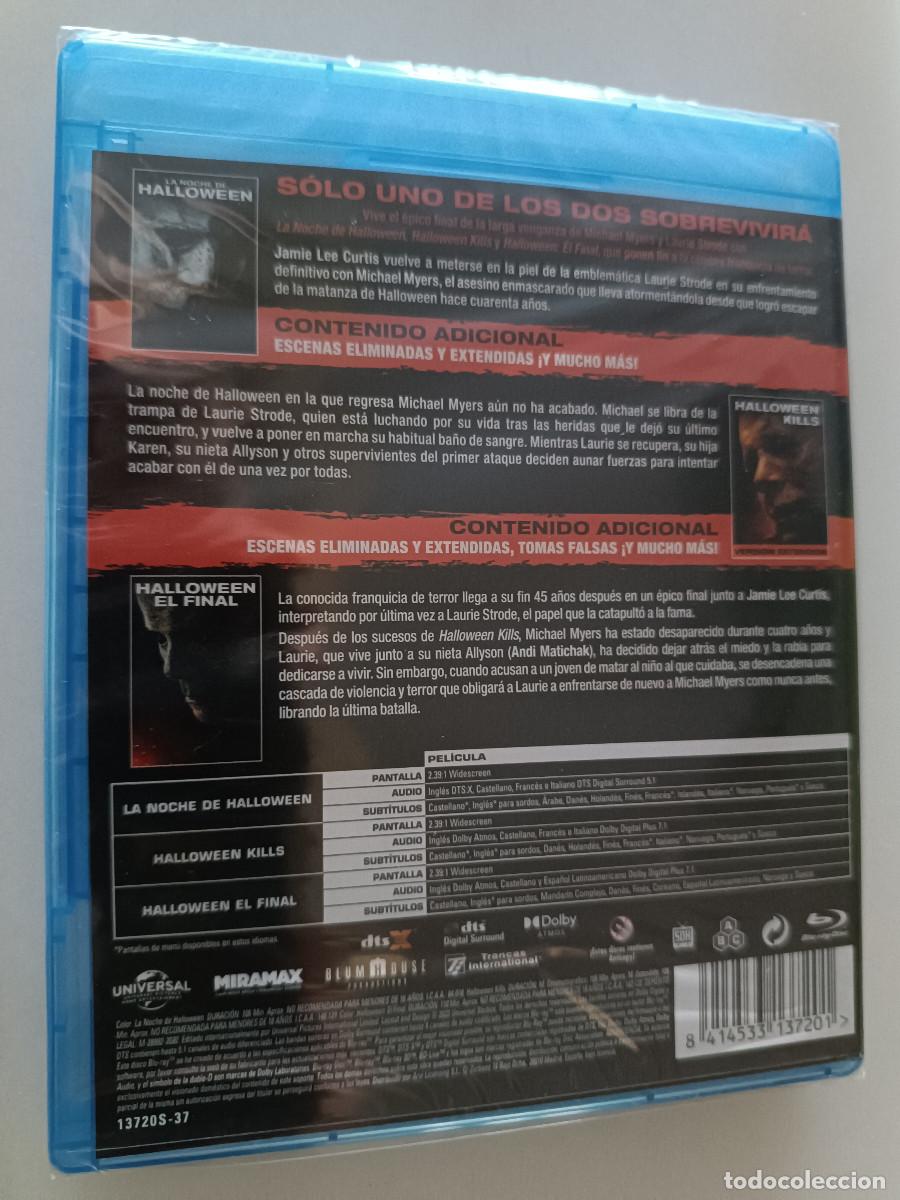 Cine: HALLOWEEN TRILOGIA (DAVID GORDON GREEN, JAIME LEE CURTIS) BLU-RAY PRECINTADO