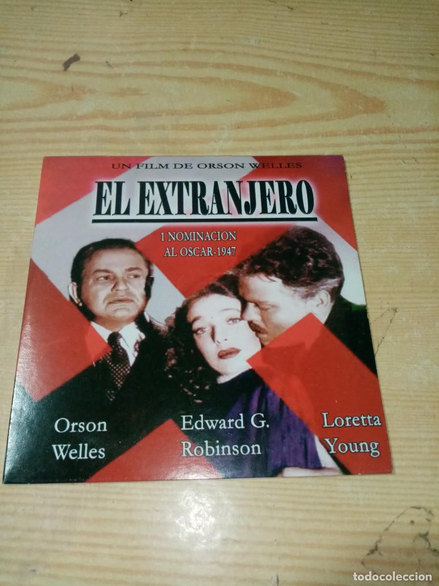 Cine: EL EXTRANJERO. ORSON WELLES EDWARD G. ROBINSON. LORETTA YOUNG. CAJA CARTON. C3DVD