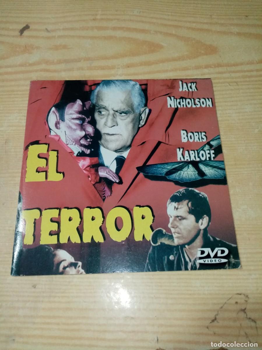 Cine: EL TERROR. JACK NICHOLSON. BORIS KARLOFF. CAJA CARTON. C3DVD