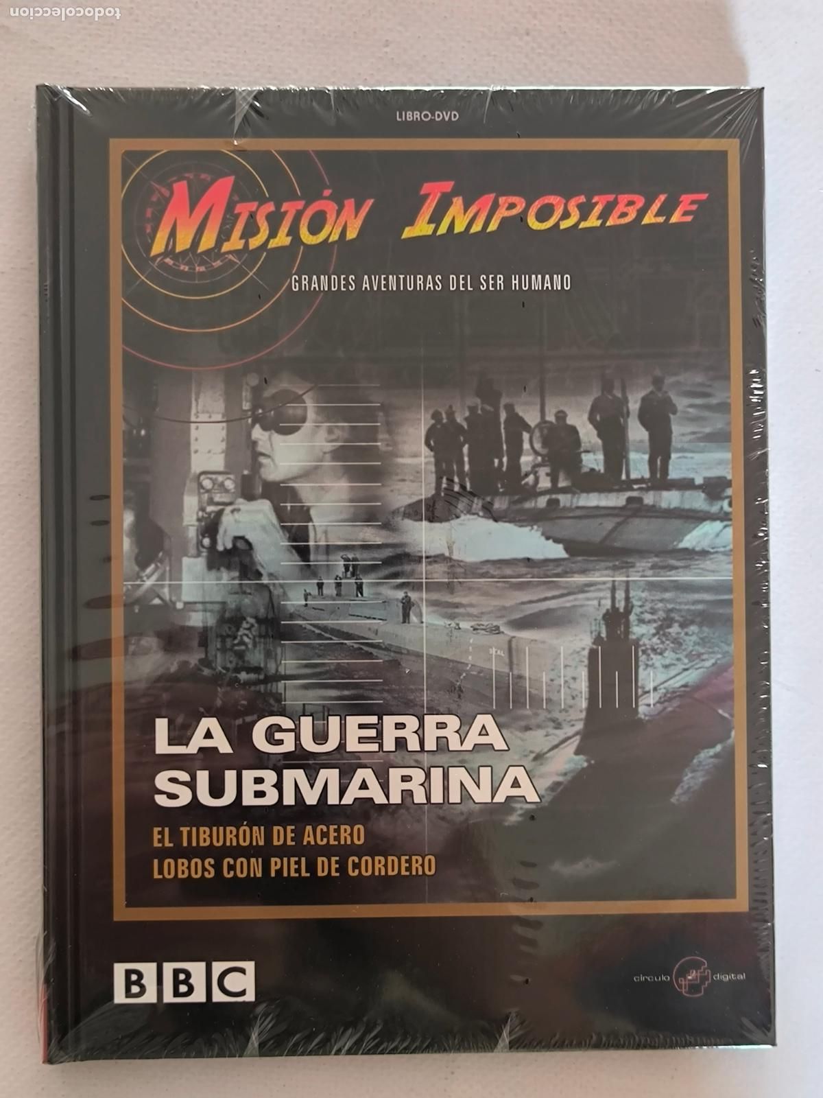 Cine: DVD + LIBRO LA GUERRA SUBMARINA - MISION IMPOSIBLE - BBC - NUEVO, PRECINTADO (273)
