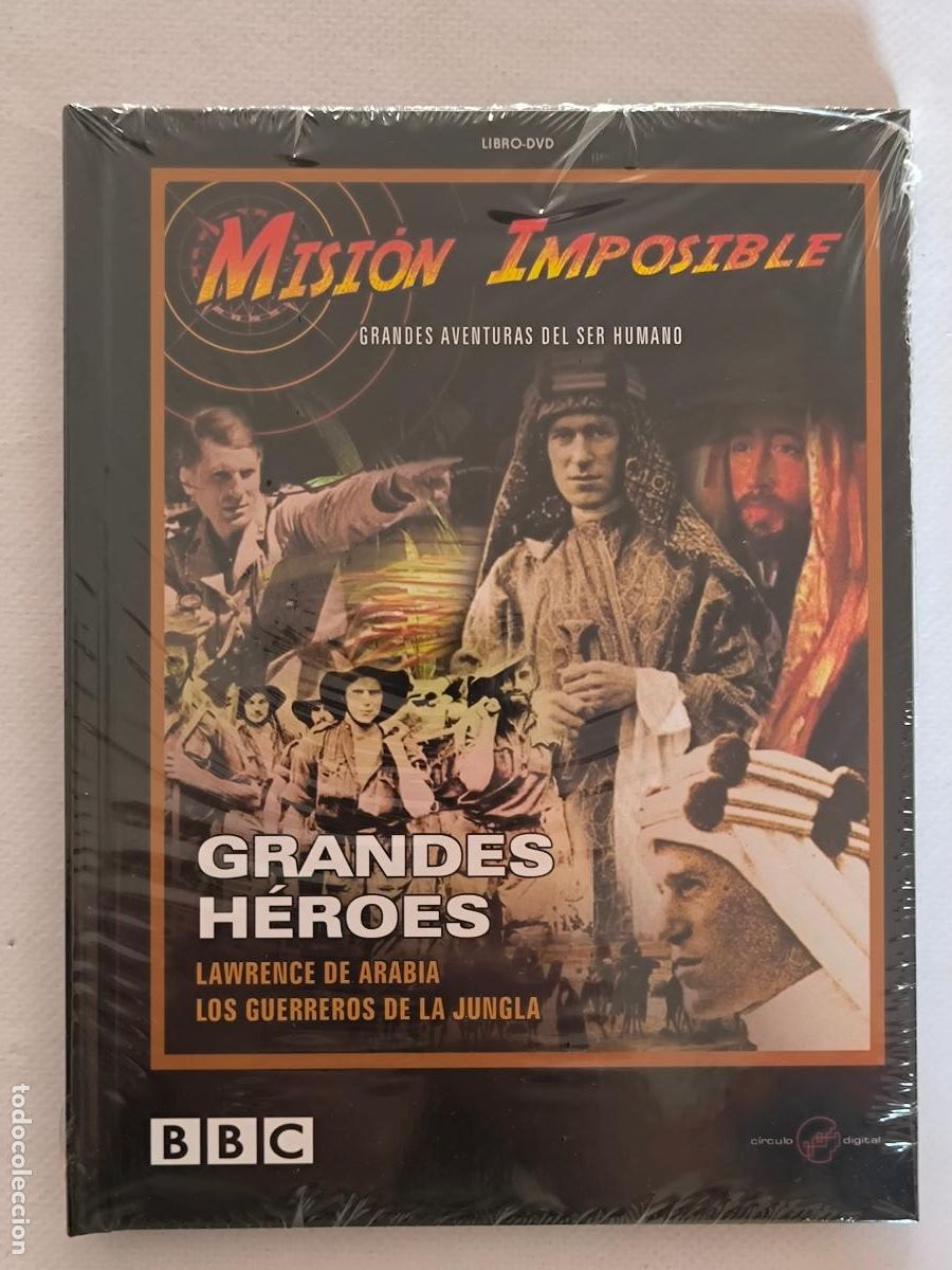 Cine: DVD + LIBRO GRANDES HEROES - MISION IMPOSIBLE - BBC - NUEVO, PRECINTADO (273)