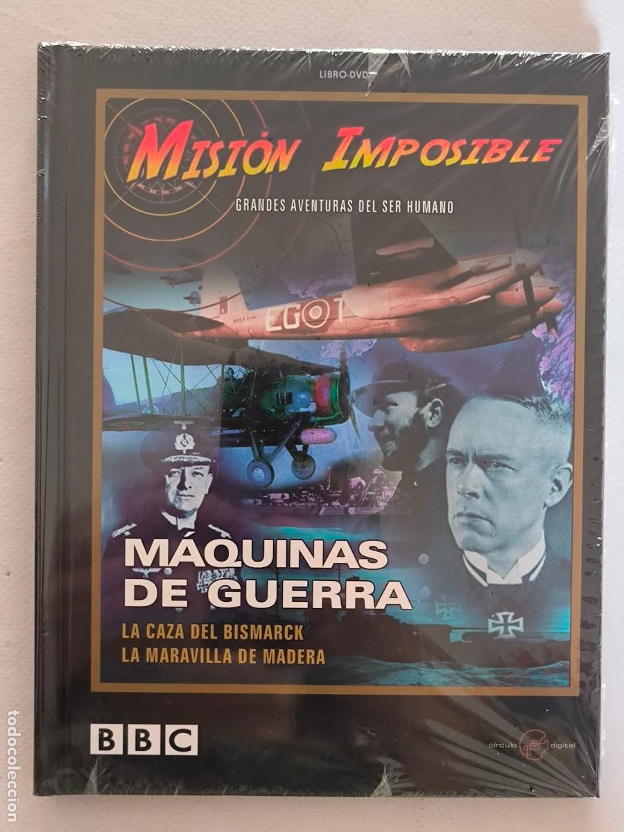 Cine: DVD + LIBRO MAQUINAS DE GUERRA - MISION IMPOSIBLE - BBC - NUEVO, PRECINTADO (273)
