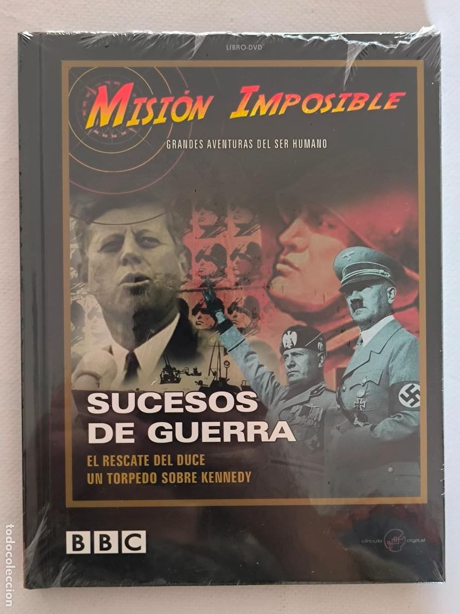 Cine: DVD + LIBRO SUCESOS DE GUERRA - MISION IMPOSIBLE - BBC - NUEVO, PRECINTADO (273)