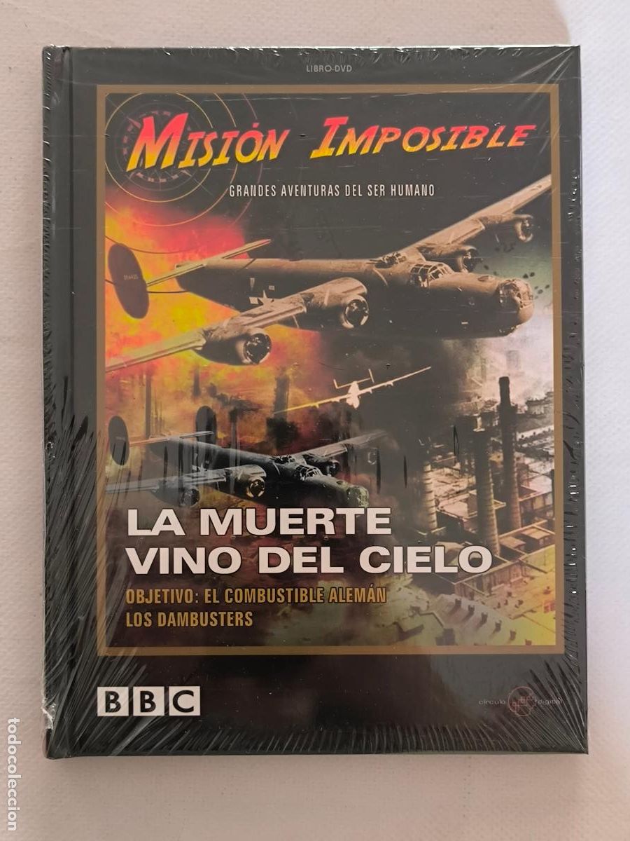 Cine: DVD + LIBRO LA MUERTE VINO DEL CIELO - MISION IMPOSIBLE - BBC - NUEVO, PRECINTADO (273)