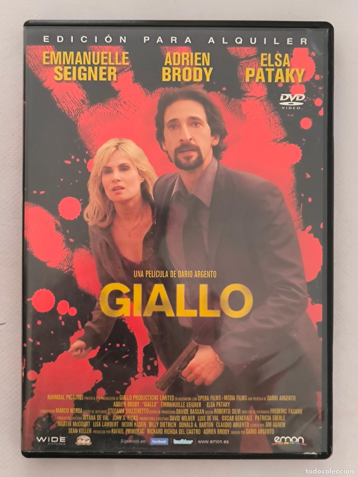Cinema: DVD GIALLO - EDICION DE ALQUILER (274)