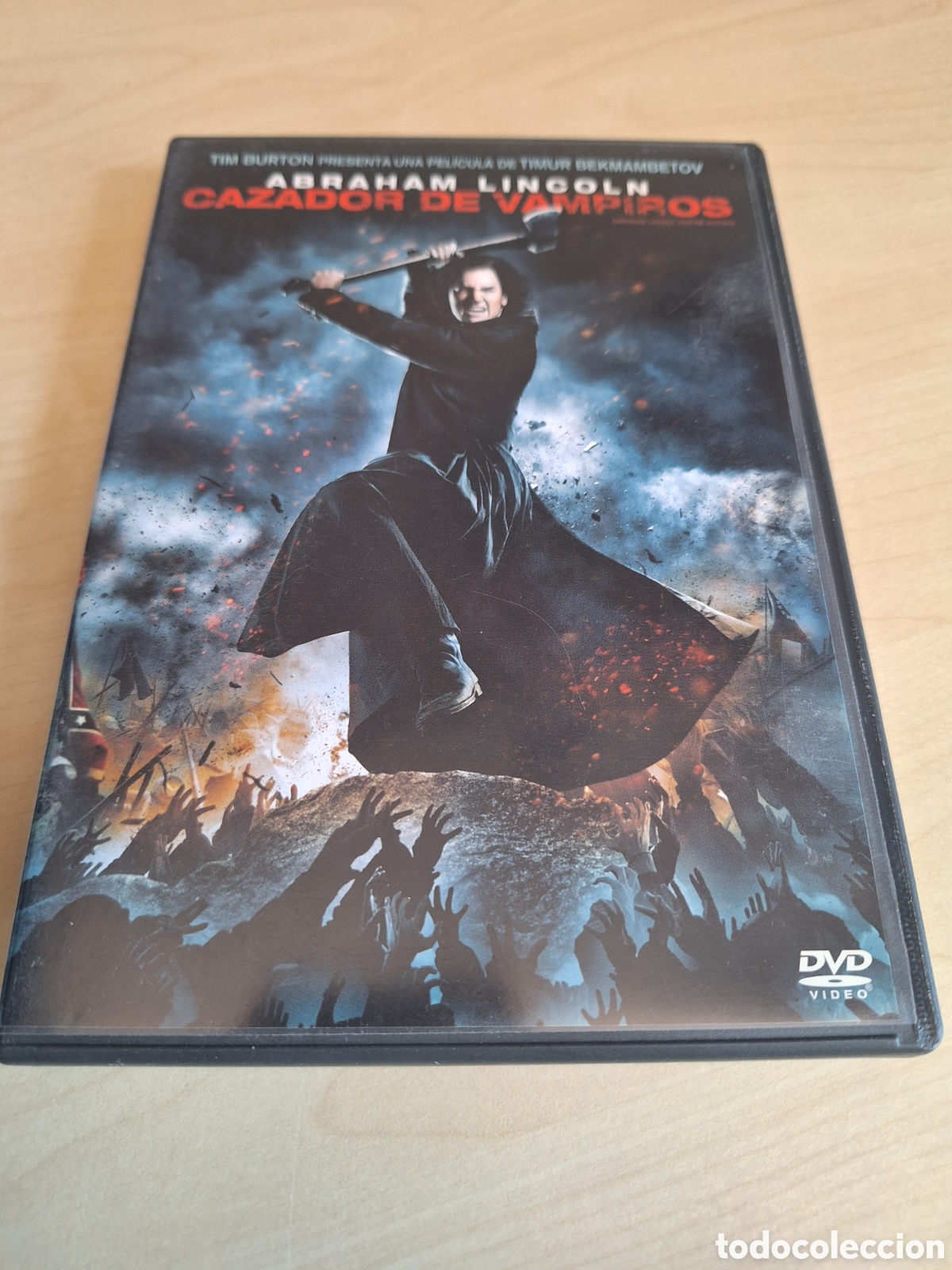 Cine: RD55 abraham Lincoln cazador de vampiros DVD SEGUNDAMANO