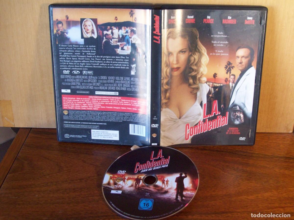 Cine: .L.A. CONFIDENTIAL - KEVIN SPACEY - RUSSELL CROWE - GUY PEARCE - KIM BASINGER - DANNY DEVITO - DVD