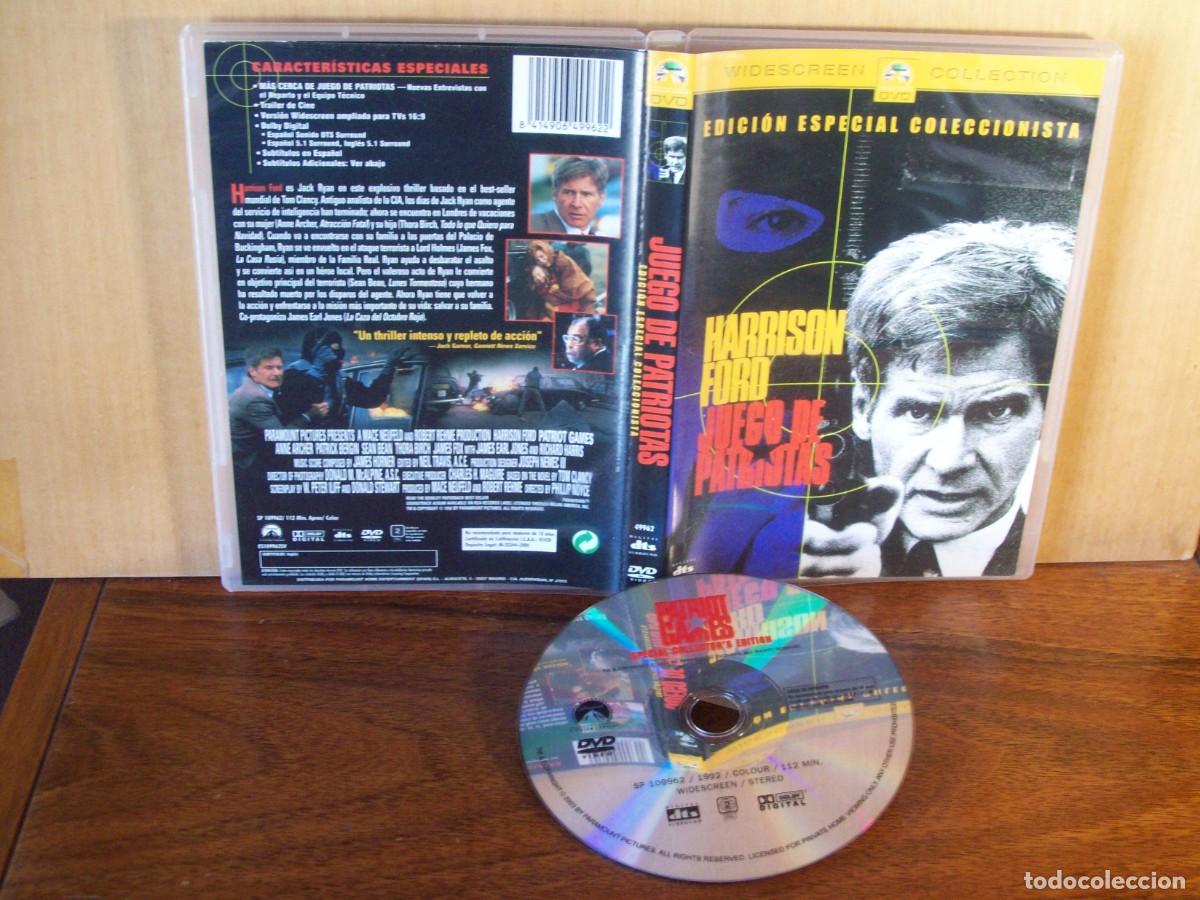 Cine: JUEGO DE PATRIOTAS - HARRISON FORD - ANNE HARCHER - DVD EDICION ESPECIAL COLECCIONISTAS