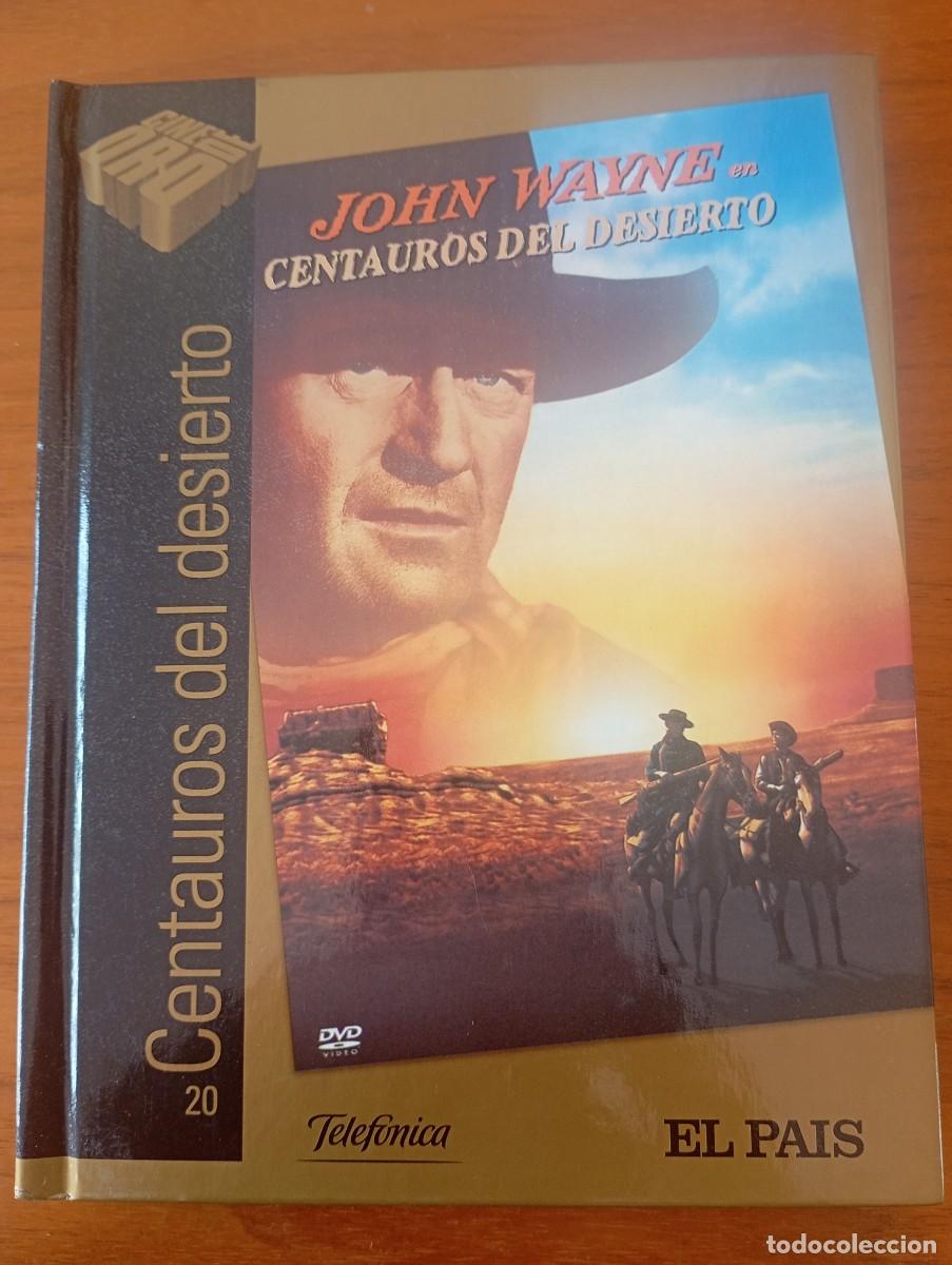 Cine: CENTAUROS DEL DESIERTO (DVD + LIBRO) JOHN WAYNE