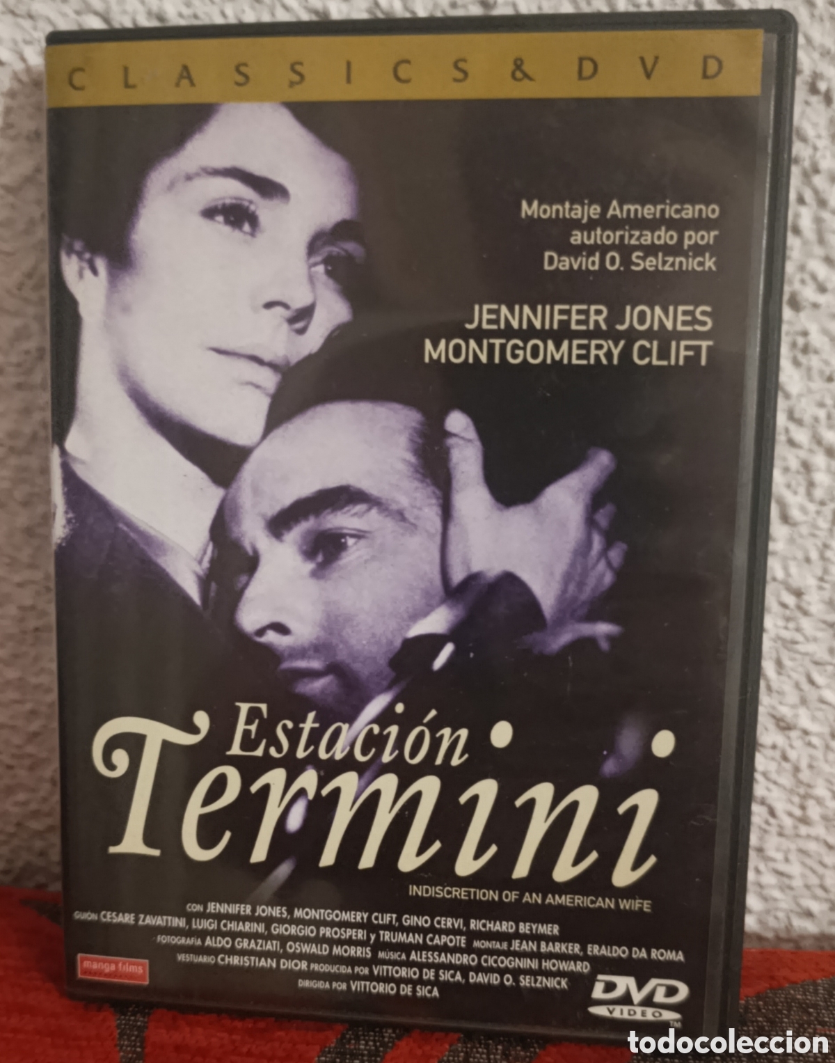 Cine: DVD Estaci&oacute;n Termini (Vittorio De Sica) - Jennifer Jones, Montgomery Clift - Manga Films
