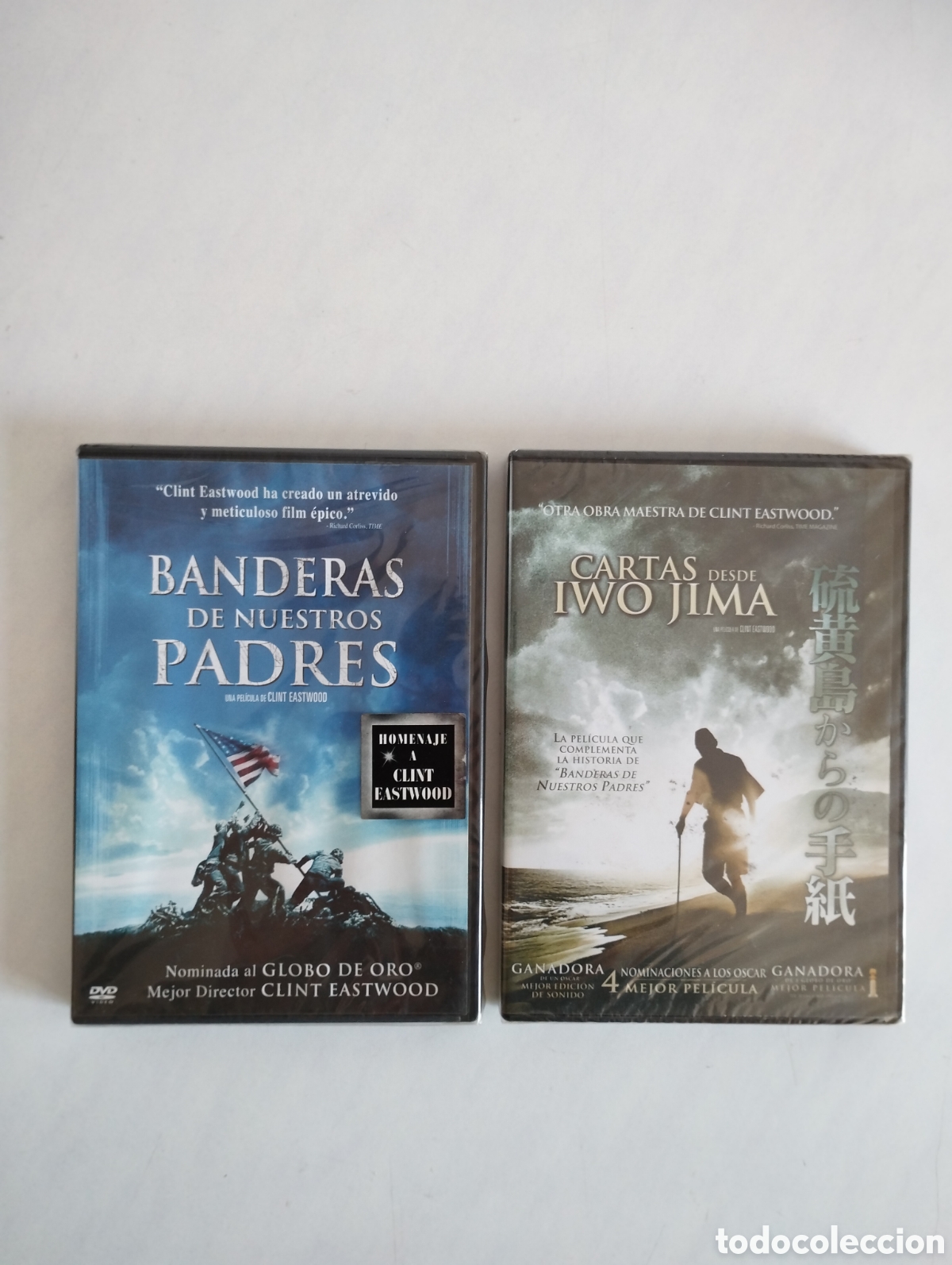 Cine: 2 PELICULA DVD BANDERAS DE NUESTROS PADRES/CARTAS DESDE IWO JIMA SIN ABRIR PRECINTADAS