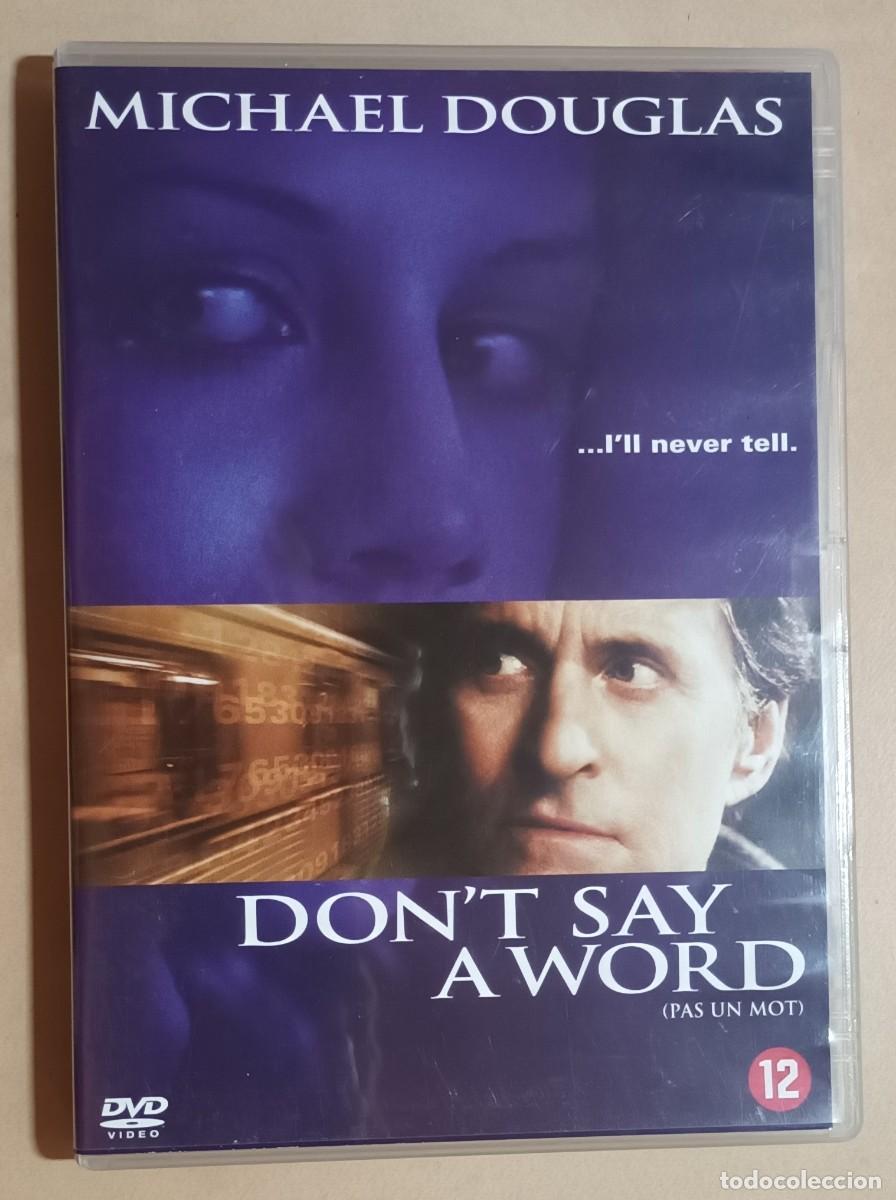 Cine: DVD - DON' T SAY A WORD (NI UNA PALABRA) - MICHAEL DOUGLAS * VER IDIOMAS