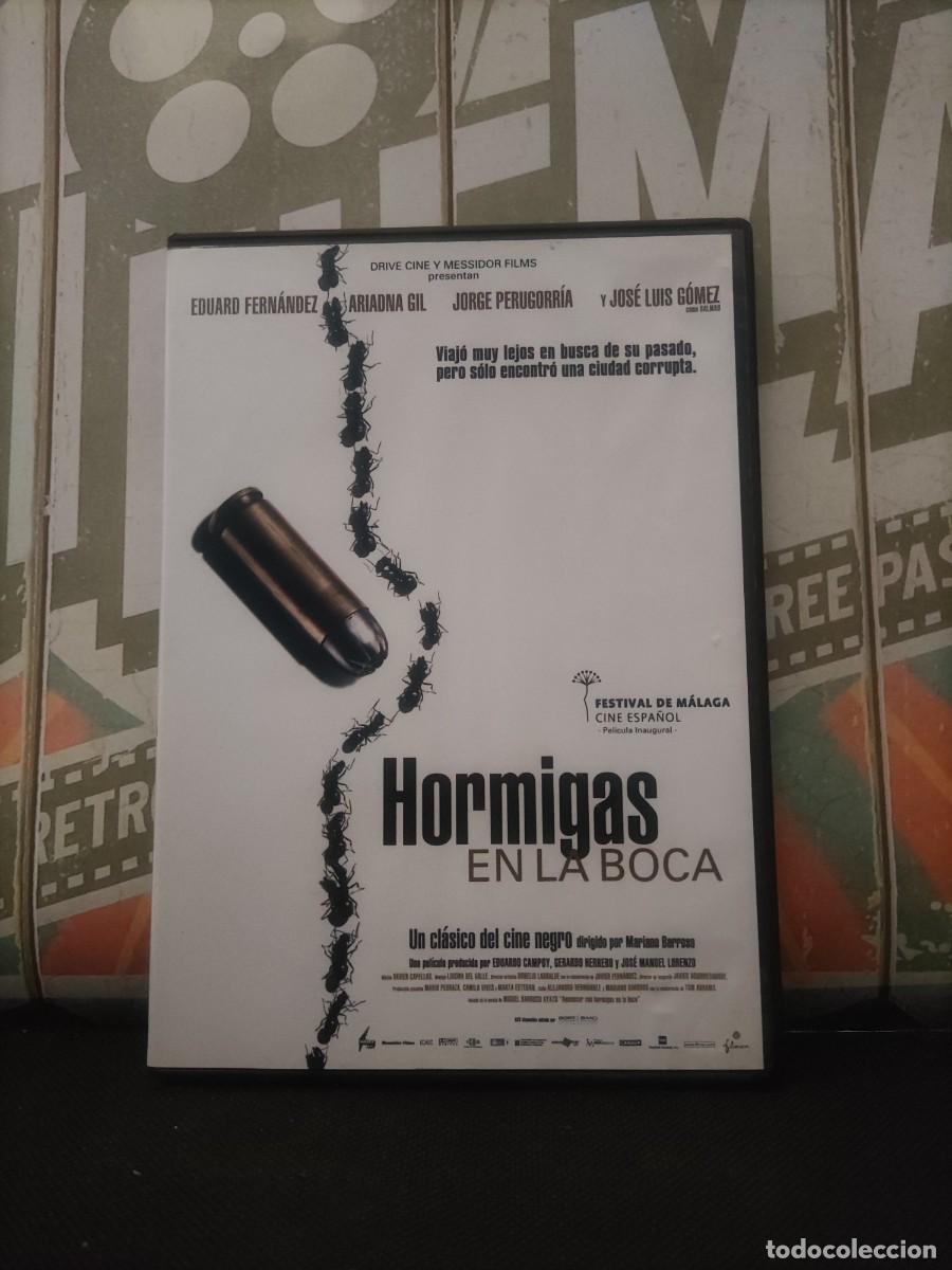 Cinema: DVD 2046 Hormigas en la boca / Disco con se&ntilde;ales de uso