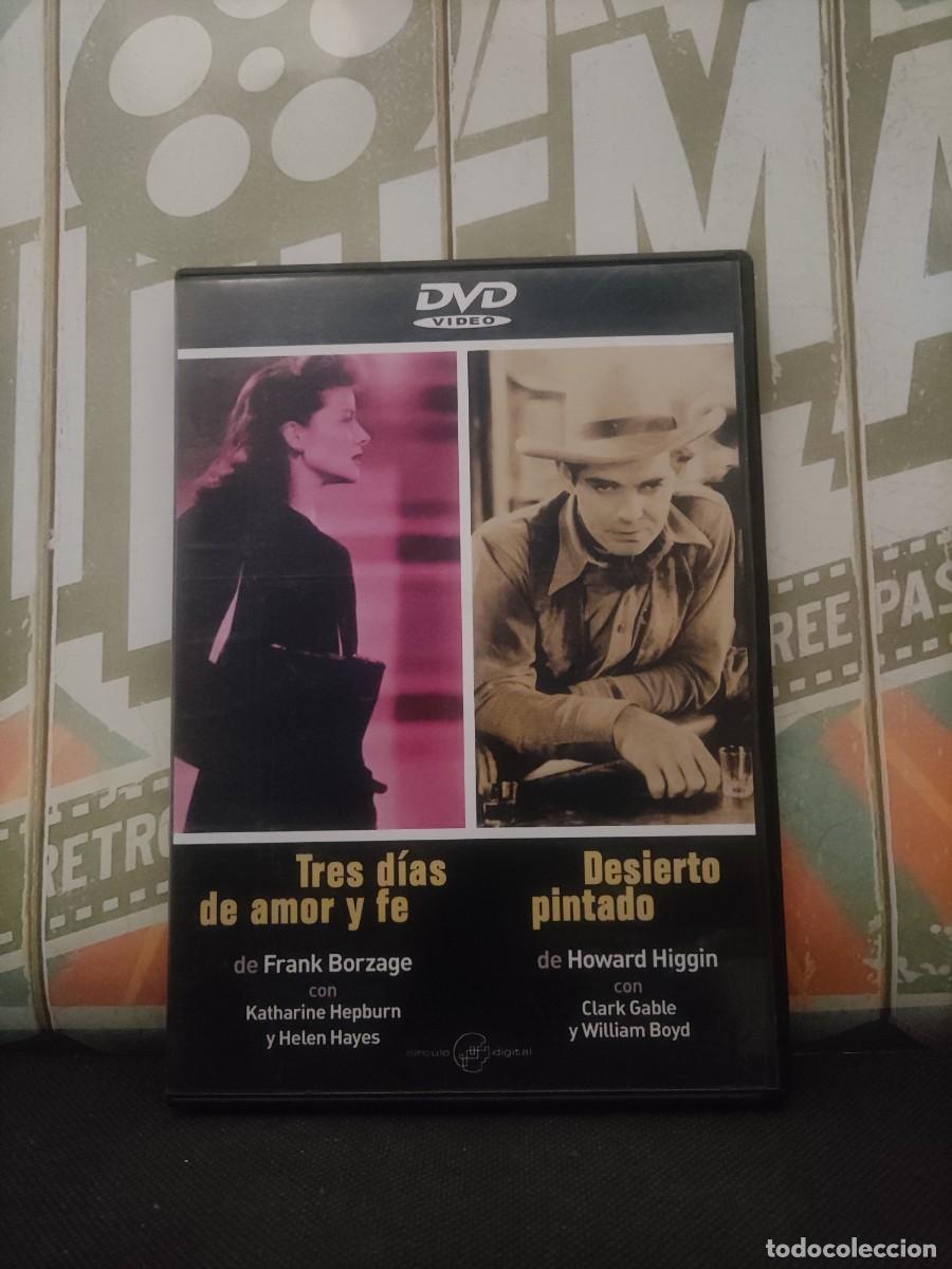 Cinema: DVD 2062 Tres d&iacute;as de amor y fe + Desierto pintado / Disco con se&ntilde;ales de uso