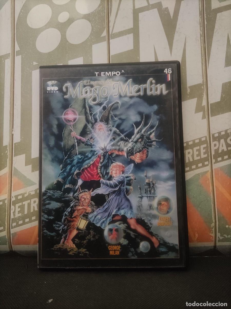 Cine: DVD 2075 El regreso del Mago Merl&iacute;n &rdquo;Tiempo&rdquo; / Disco con se&ntilde;ales de uso